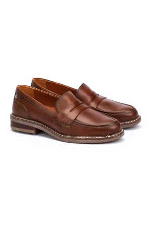 Pikolinos Aldaya W8J-3541 Tan Brown Women's Loafer Shoes