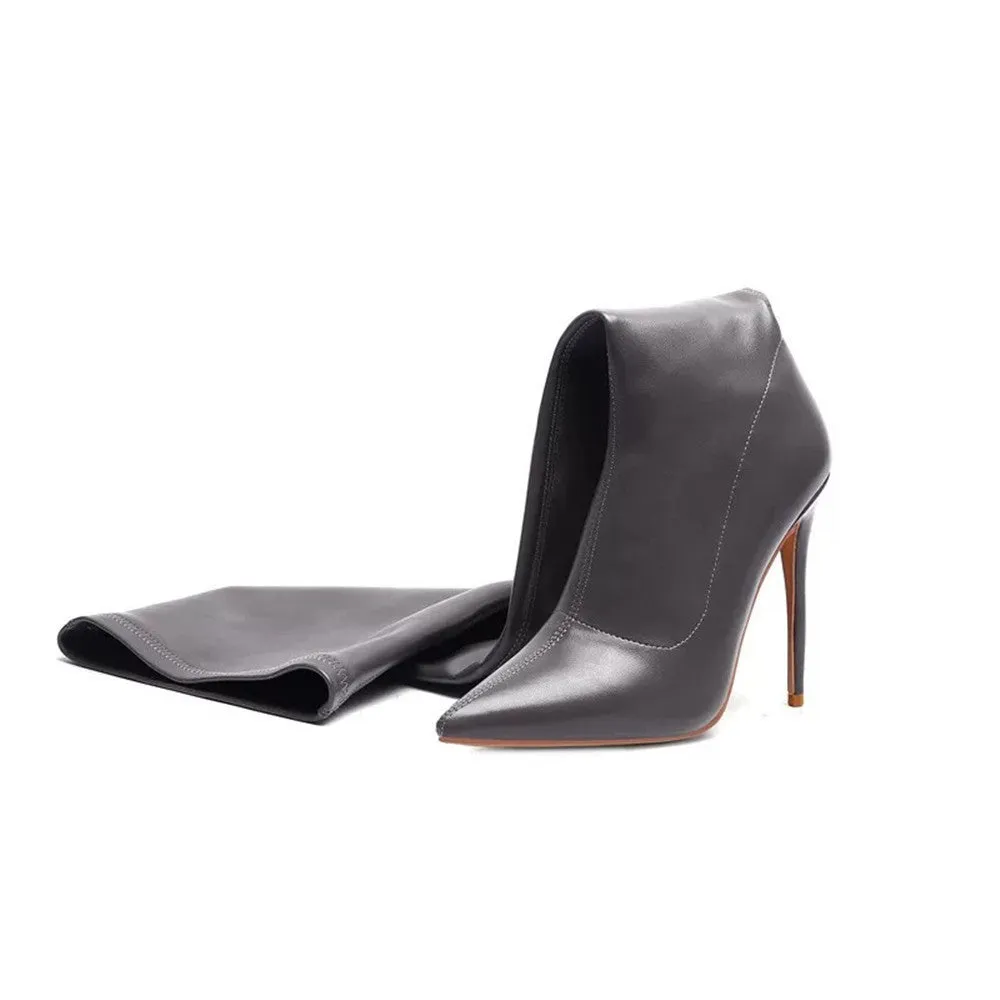 Red Over-the-Knee Plus Size Women's Boots