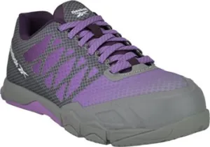 Reebok Women's 4" Purple Round Composite Toe Metal Free Work Shoe