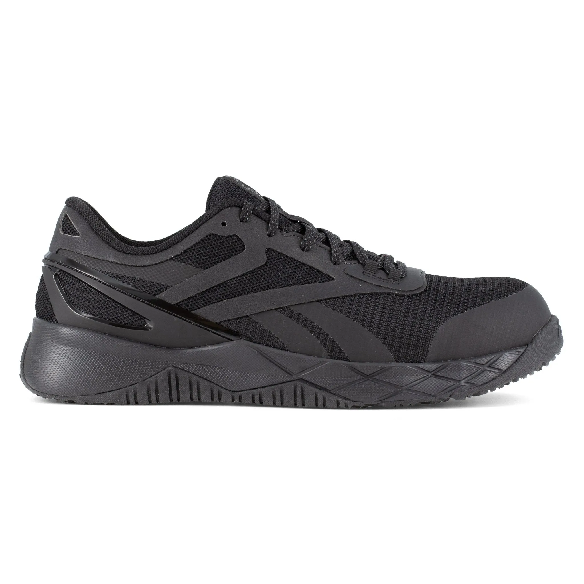Reebok Women's Black Nanoflex TR Round Composite Toe Work Shoe