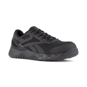 Reebok Women's Black Nanoflex TR Round Composite Toe Work Shoe