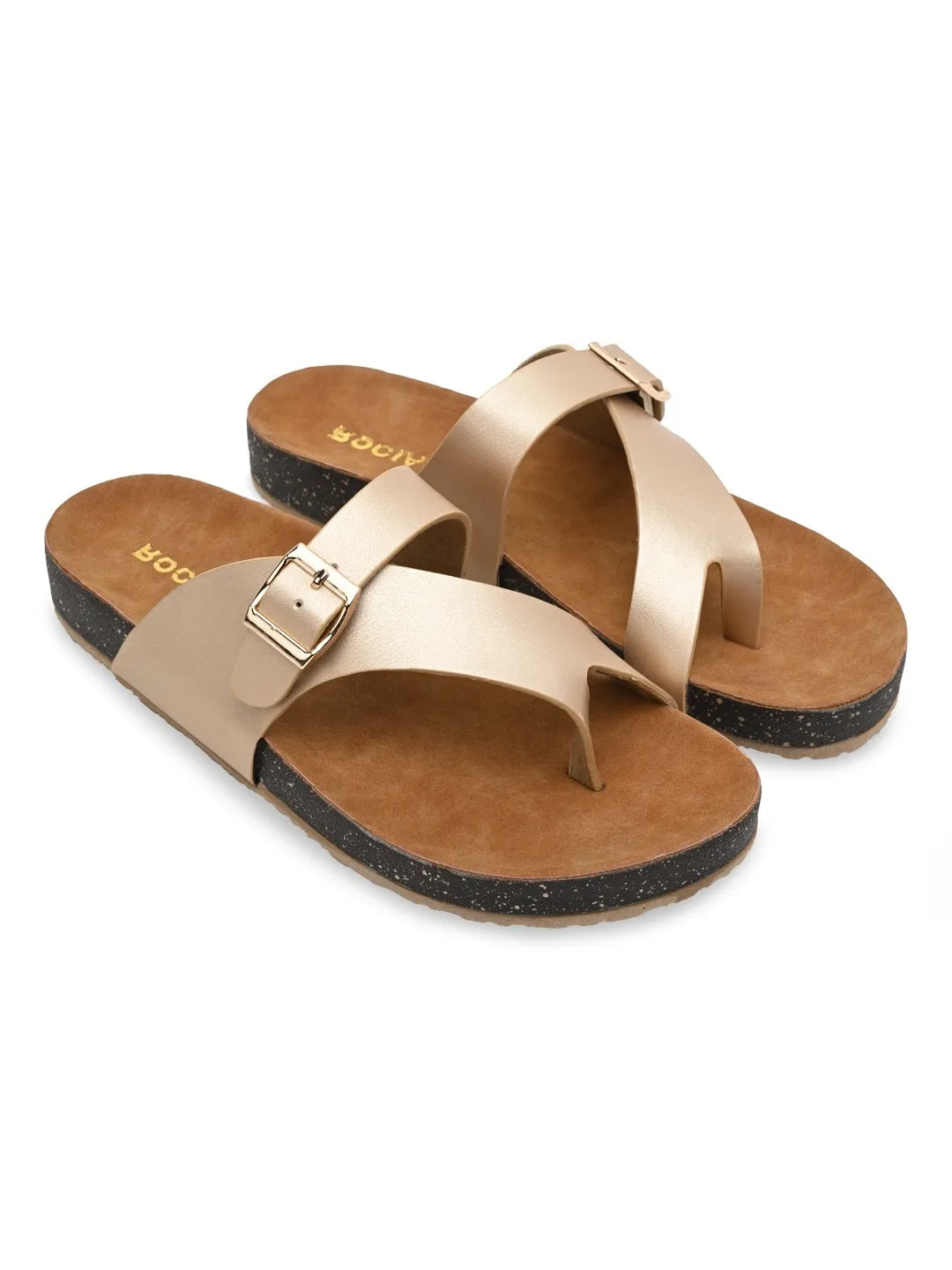 Rocia By Regal Gold Women Casual Stylish Flats