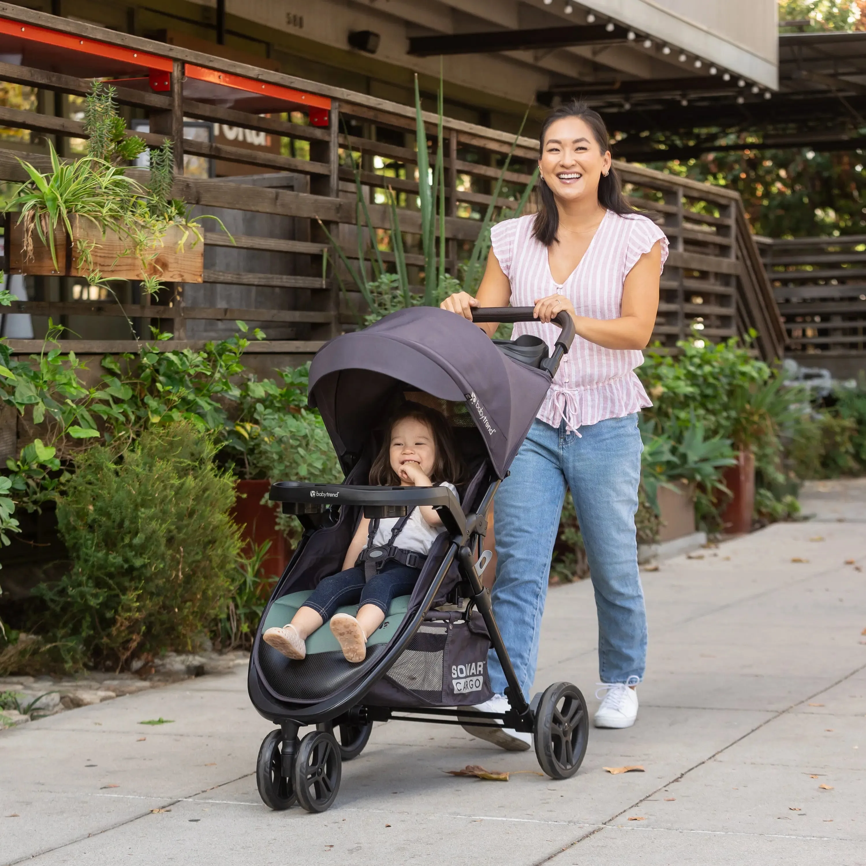Sonar™ Cargo 3-Wheel Stroller Travel System with EZ-Lift™ PLUS Infant Car Seat - Desert Sage (Walmart Exclusive)