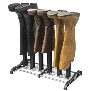 Sorbus Boot Rack Shoe Storage Organizer- Holds 3 Pairs of Boots - Easy to Assemble - No Tools Required