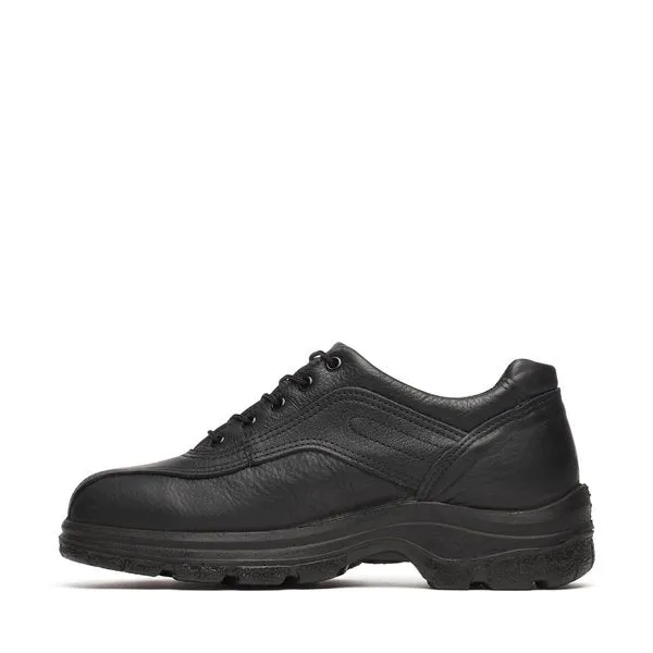 Thorogood Men's Soft Streets Series Black Double Track Oxford Polishable Work Shoe