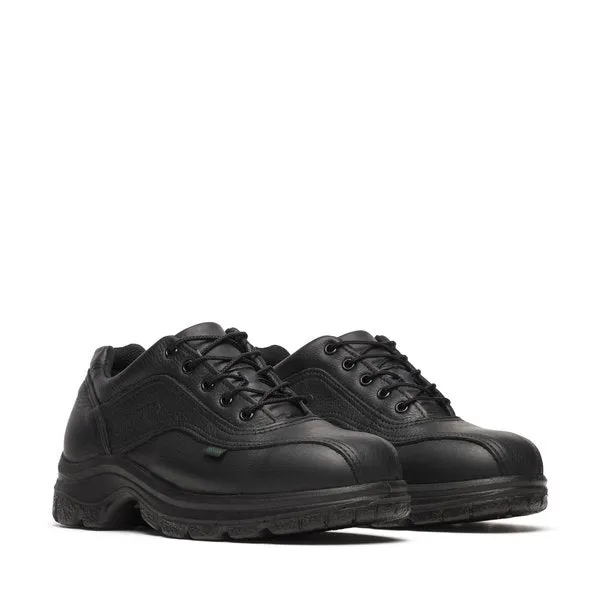 Thorogood Men's Soft Streets Series Black Double Track Oxford Polishable Work Shoe