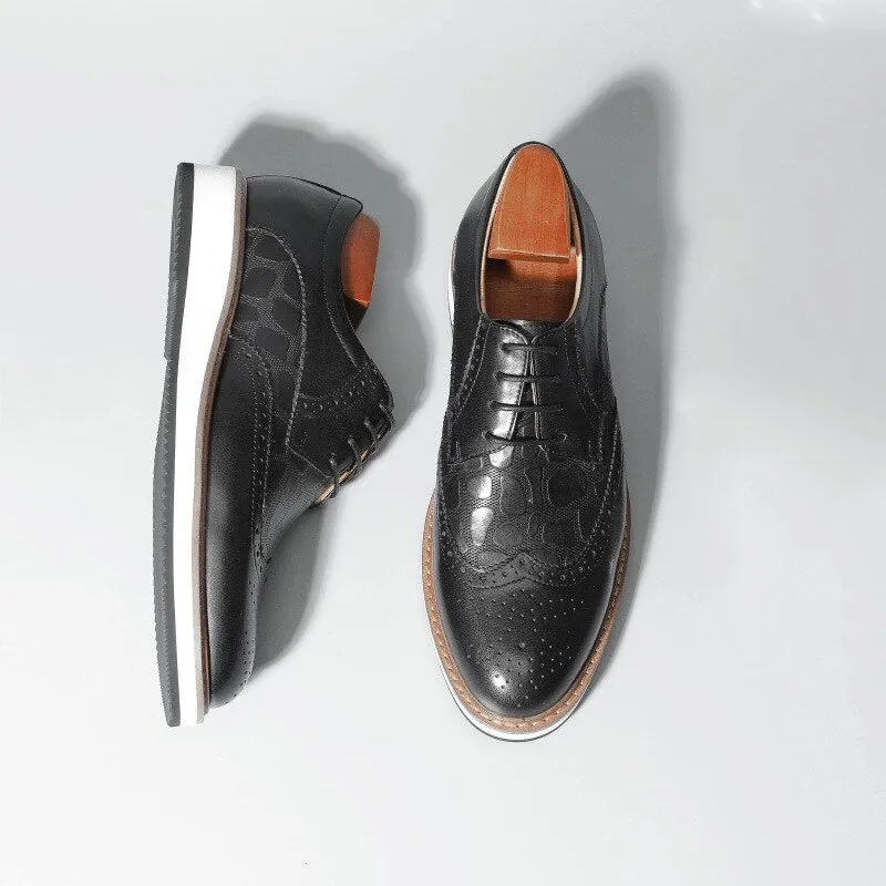 Veltique Croc Lace Brogues