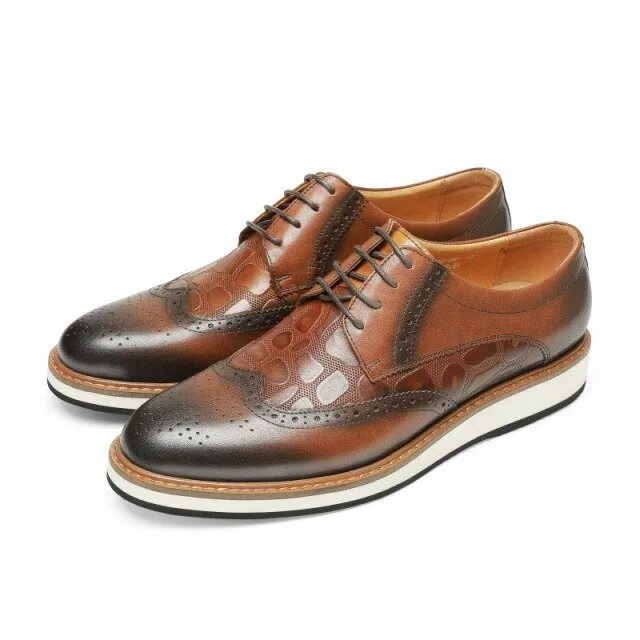 Veltique Croc Lace Brogues