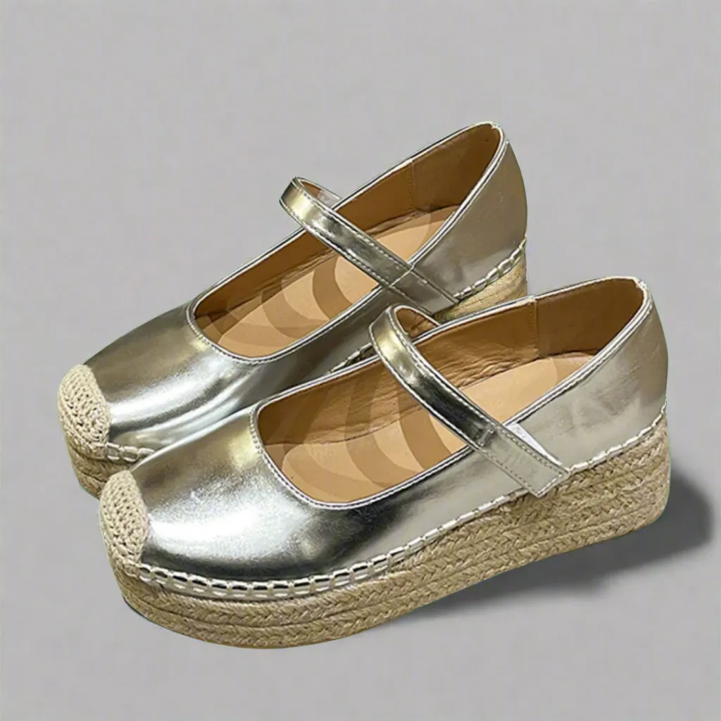 Verena | Elegant Spring Wedge Shoes with Buckle Detail