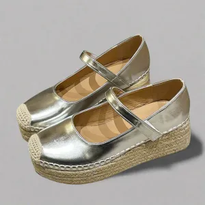 Verena | Elegant Spring Wedge Shoes with Buckle Detail