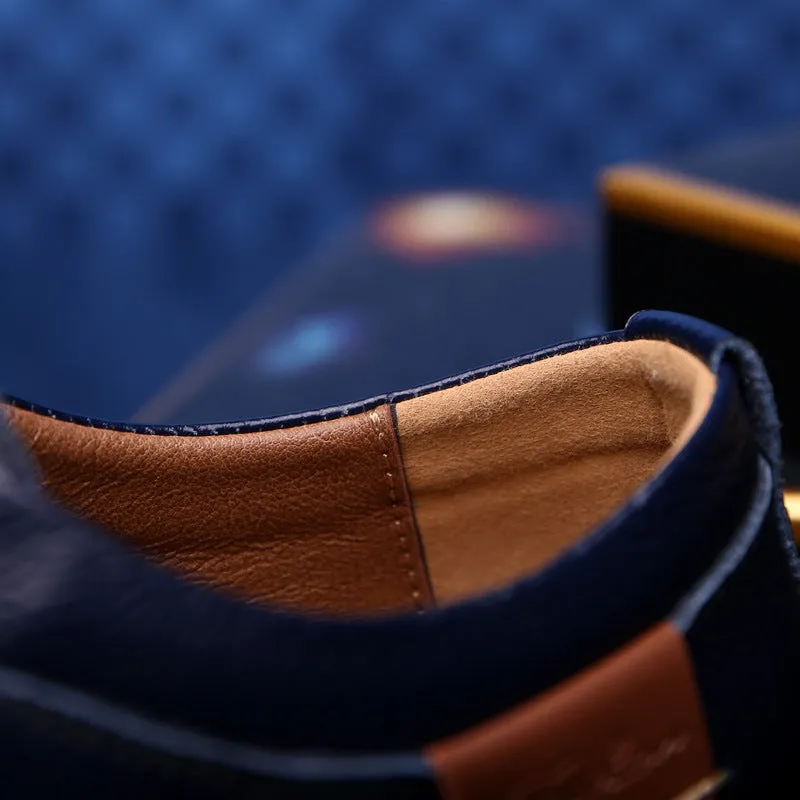 Vintage Business Casual Leather Shoes
