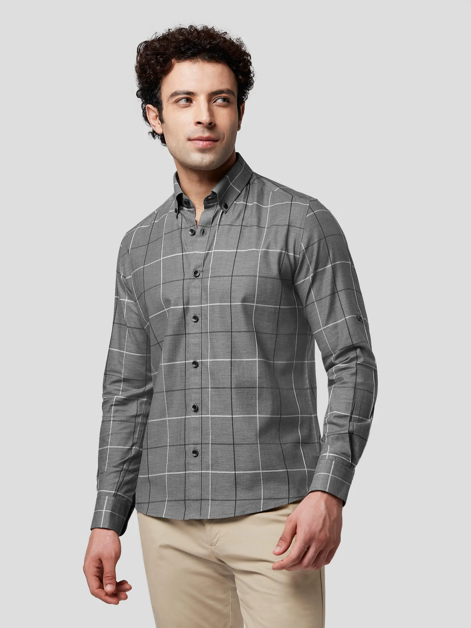 Voguish Check Mlange Shirt