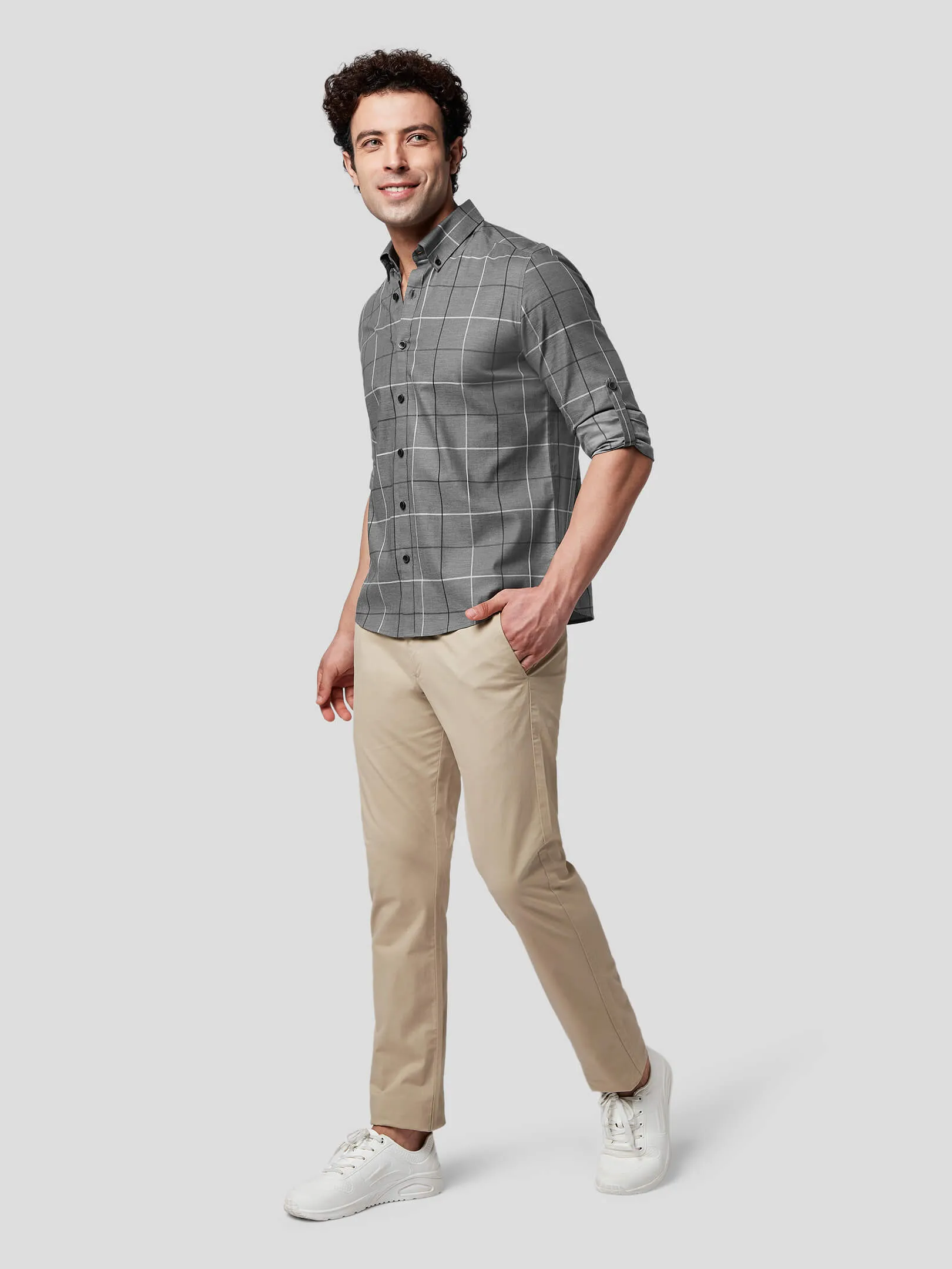 Voguish Check Mlange Shirt