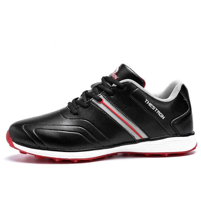Waterproof Men Golf Shoes Professional Lightweight Golfer Footwear
