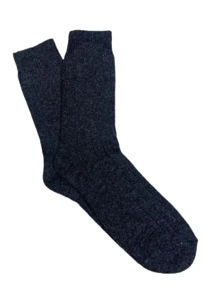 West of Ireland Cashmere Mix Socks | Charcoal