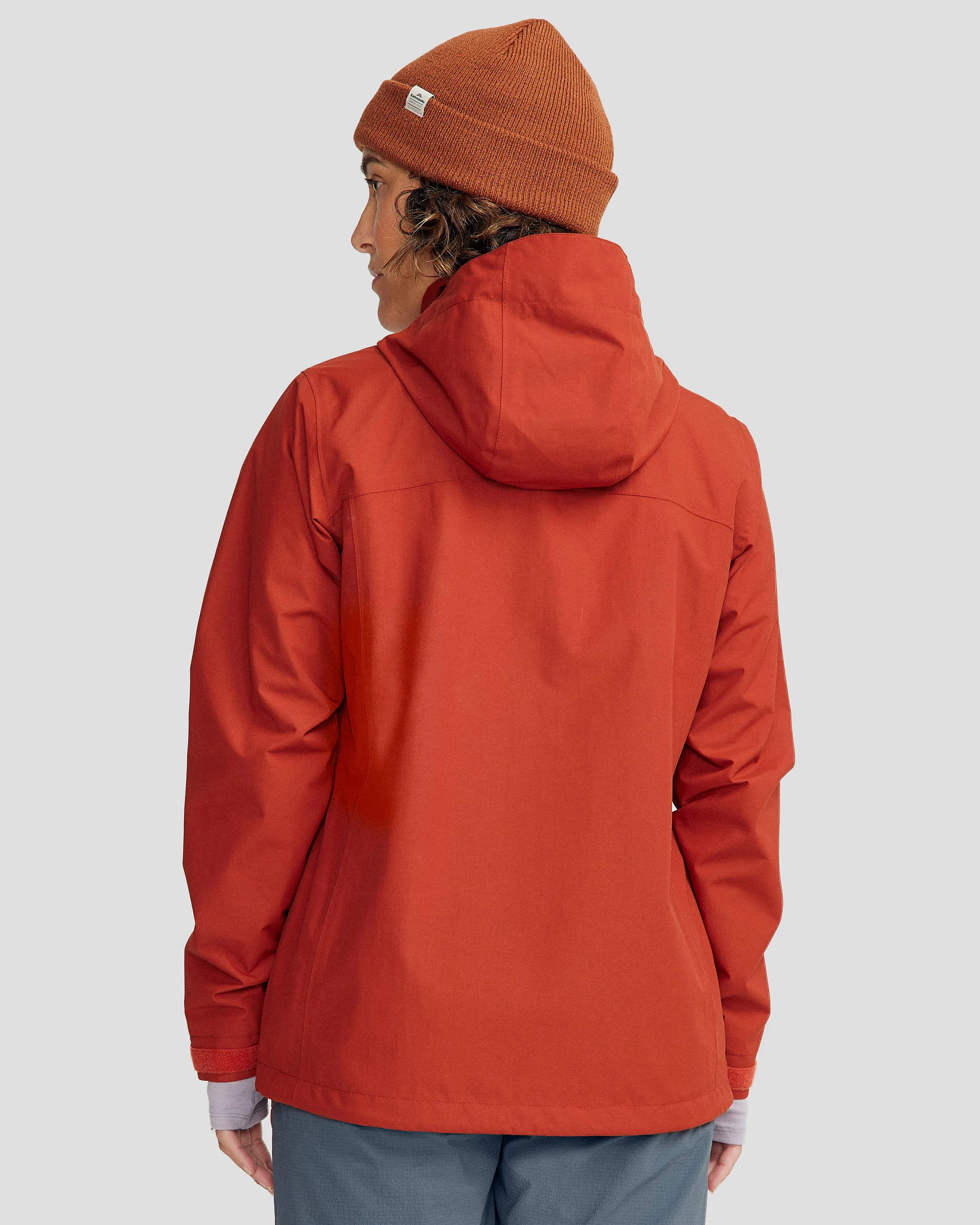 Women's Andulo 2-layer Rain Jacket - Redwood