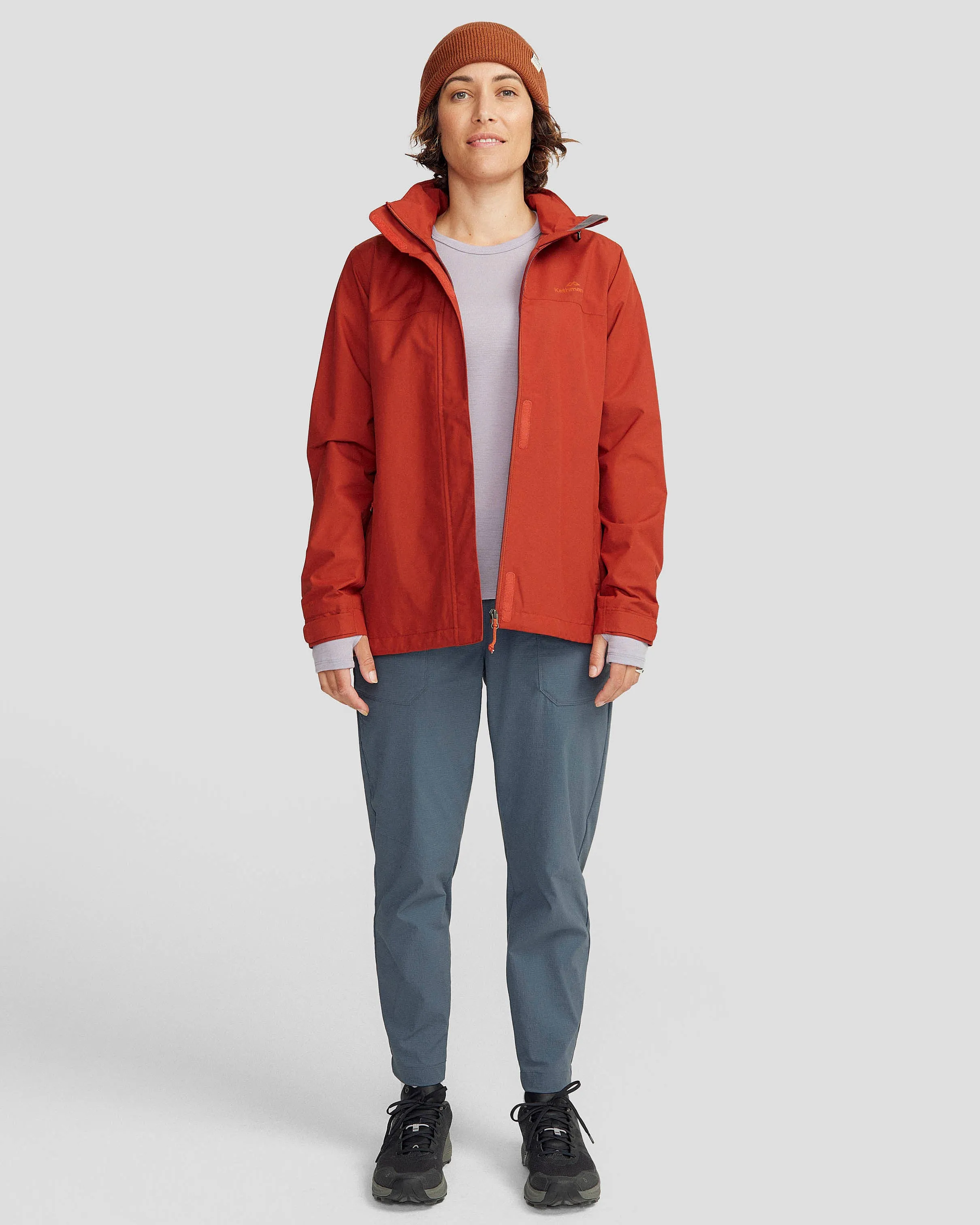 Women's Andulo 2-layer Rain Jacket - Redwood