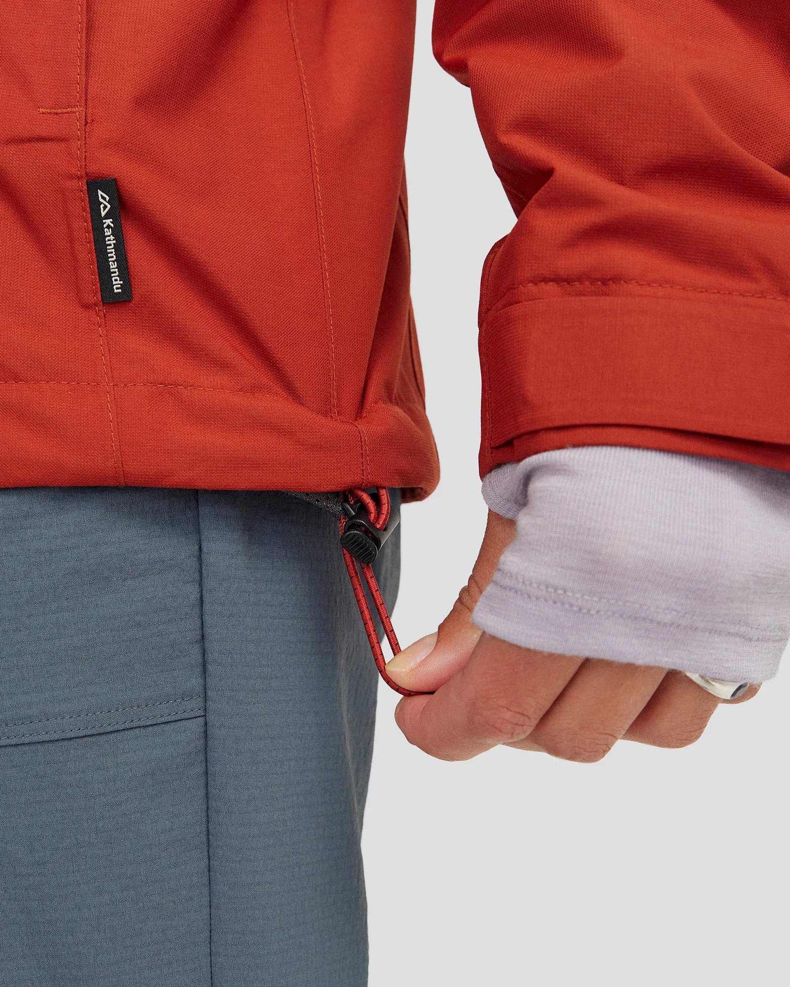 Women's Andulo 2-layer Rain Jacket - Redwood