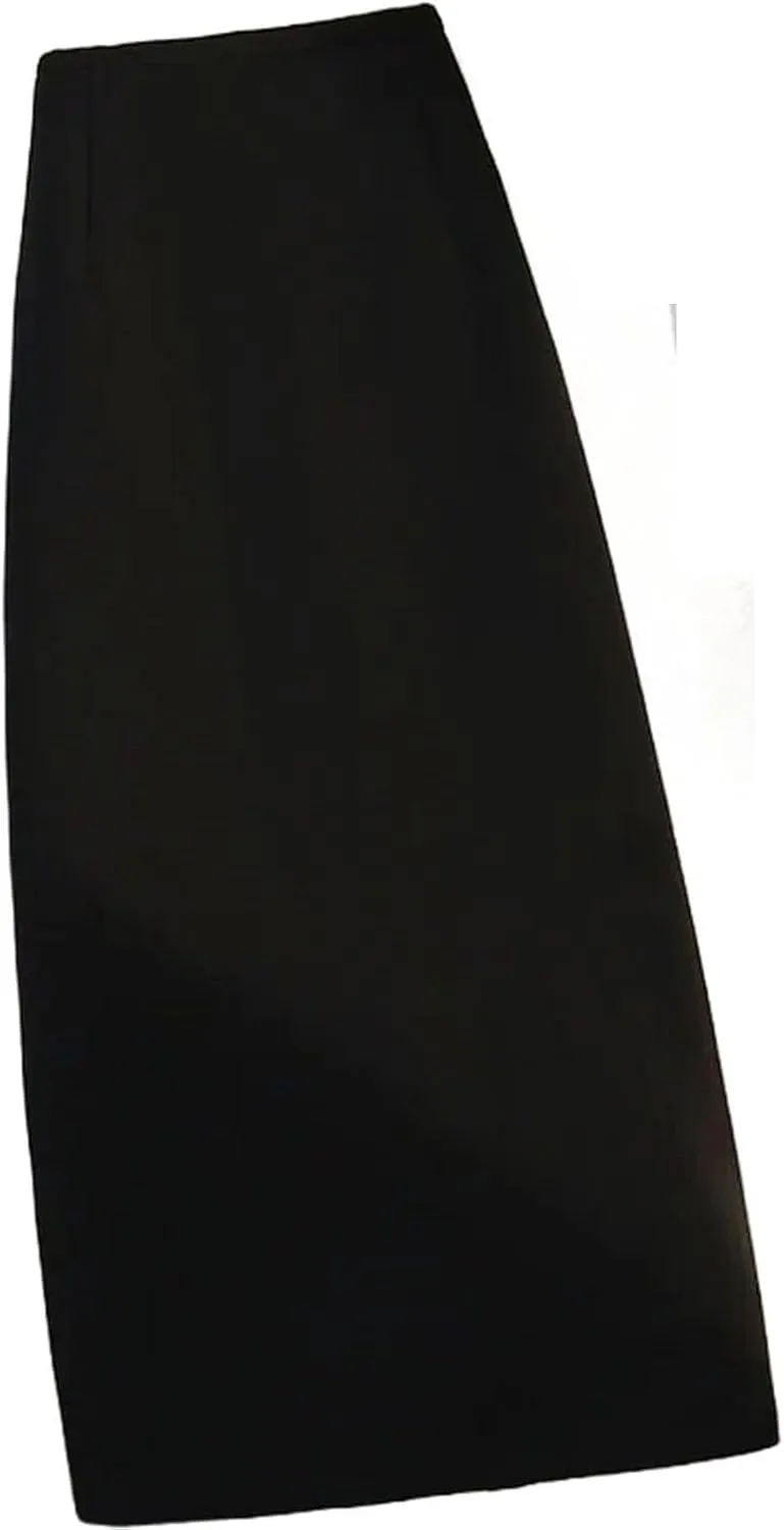 Women's Business Casual Elegant Pencil Skirt, Women's high Waist Draped Suit Long Skirt