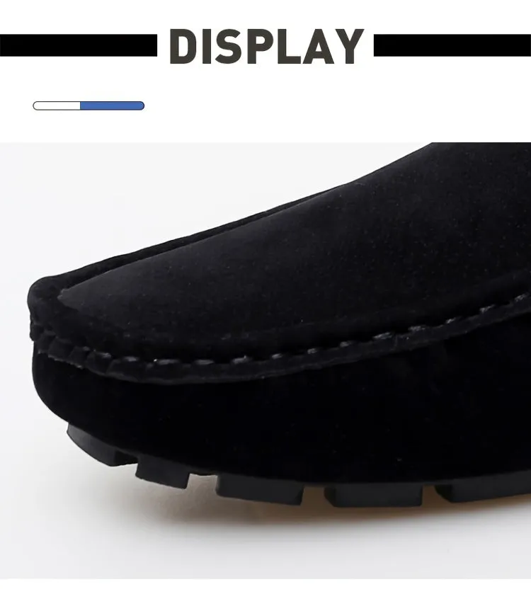 Women'S Loafers With Buckle Decor, Comfortable Solid Rubber Sole Slip-On Flats, Durable Anti-Slip Casual Shoes