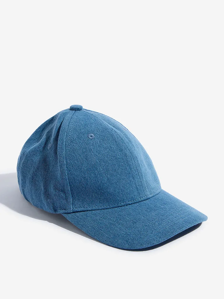 Wunderlove Blue Denim Baseball Cap