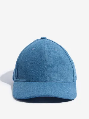 Wunderlove Blue Denim Baseball Cap